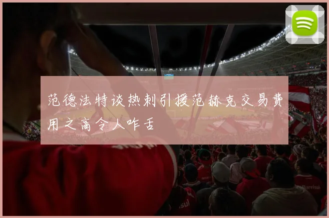 范德法特谈热刺引援范赫克交易费用之高令人咋舌